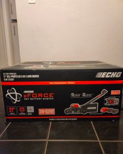 NEW Echo 21" Self-Propelled Battery Lawn Mower Kit - Retail $699+