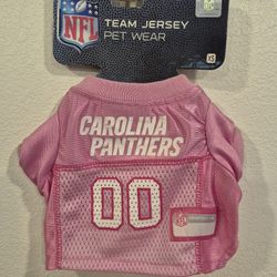 New, Pets First Licensed NFL Jersey, Carolina Panthers,  XS