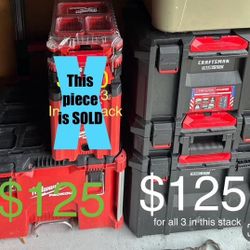 Brand New Craftsman Pack out Boxes 