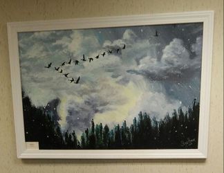 HUGE ORIGINAL HAND PAINTED ART