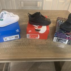 Nike & Adidas Shoes Size 8C  Or 8k Kids