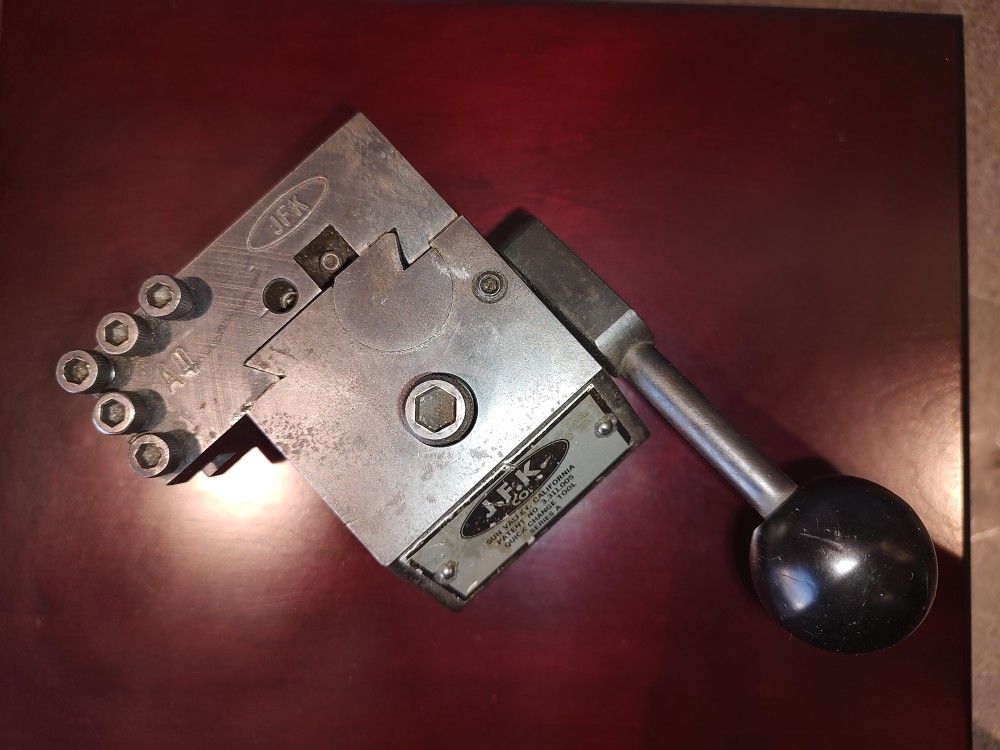 JFK Tool Holder For A Metal Lathe. USA