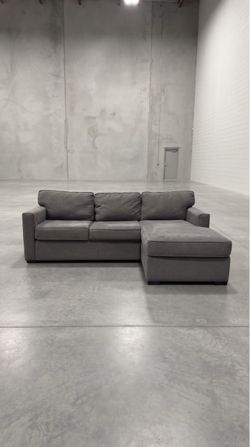 Grey Living Spaces Reversible Sectional