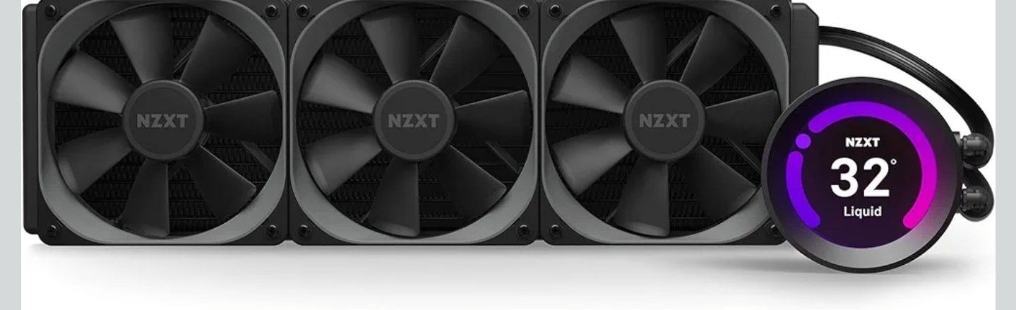 NZXT Kraken Z73 Black - 360mm AIO with LCD Display