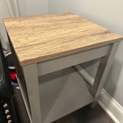 End Table With Storage Space 