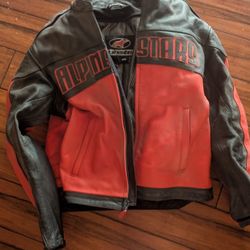 Alpinestars Motorcycle Leather Jacket XL