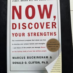 hardcover book: Now, Discover Your Strengths