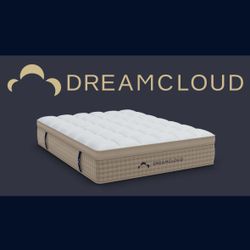FS: Dreamcloud Hybrid King Mattress With Black Metal Bedframe