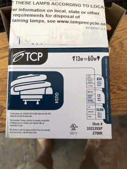 Three GU24 puck CFL