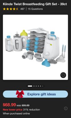 Kiinde Twist Breastfeeding Gift Set - 39ct