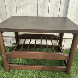  Dark Wooden Vintage Table!