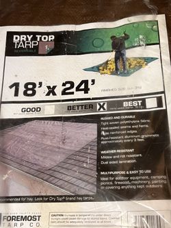 DRY TOP TARP 18’X24’