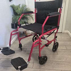 Medline Ultra Lightweight Transport Wheelchair