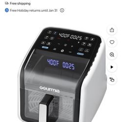 Gourmia Panorama 7-QT Digital Air Fryer  $50
