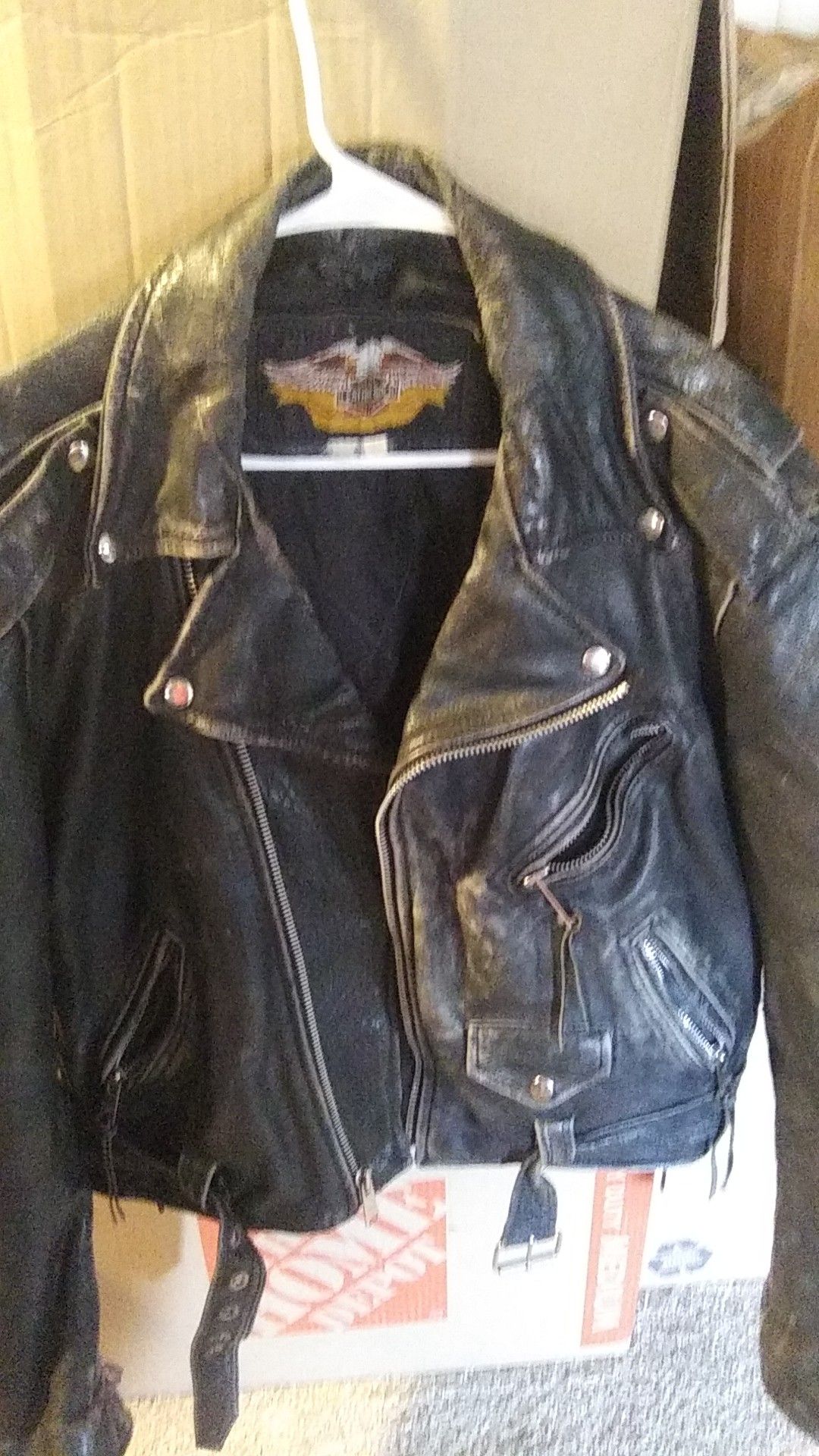 Real Leather biker jacket