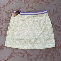 Ralph Lauren Polo Golf Pickleball Tennis Skirt Green White Women’s Size Large