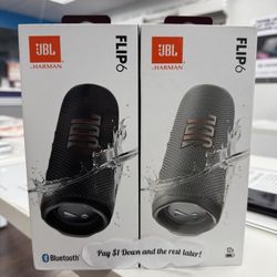 JBL Flip 6 Bluetooth Speaker New - Pay $1 To Take It Home Today and pay the rest later.