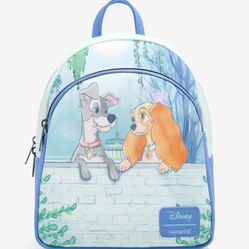 Loungefly Disney Lady And The Tramp Gazing Mini Backpack