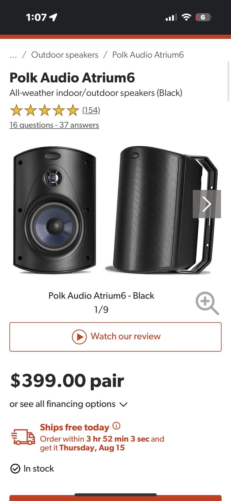 Polk Audio Outdoor Speakers