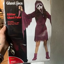 Glitter Ghost Face 