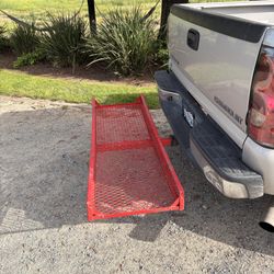 Red Hitch-Mounted Cargo Carrier for Sale