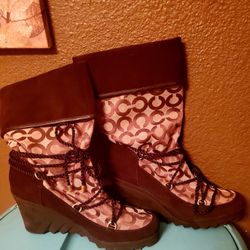 Size 10 Coach Boots For Sale