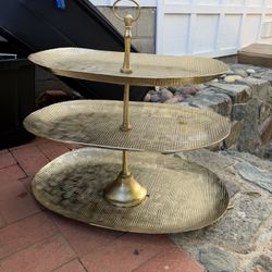 3 Tier Decorative Serving Tray