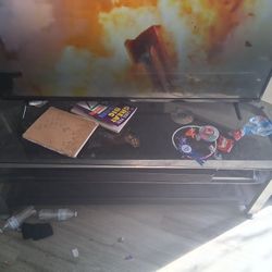 Roku TV, TV Stand, Soundbar 