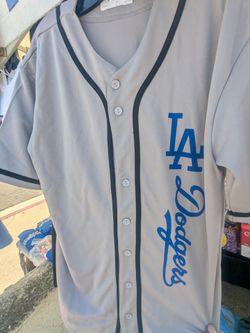 Dodgers Jersey Gray