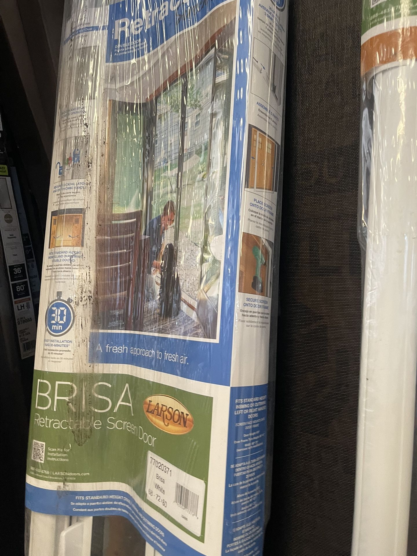 Andersen 36 in. x 80 in. LuminAire White Single Universal Aluminum Gliding Retractable Screen Door Fits 32 to 36 in. Opening $197.00 (4,584)