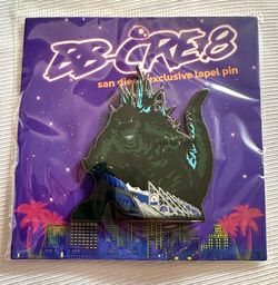 SDCC Exclusive BB-CRE.8 Zilla San Diego Convention Enamel Pin Comic Con Godzilla