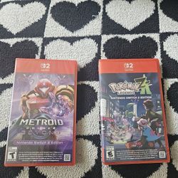 Pokemon z-a metroid 4 switch 2 new sealed