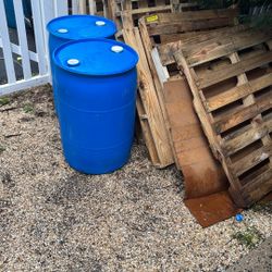 Barrels And Pallets For Free  
