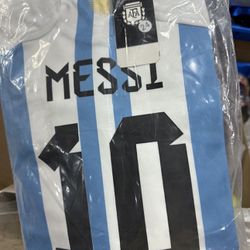 #10 Messi Soccer Jersey Champion 3 Stars Argenti for kid 