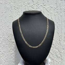 Cadena corte brillo oro 10k