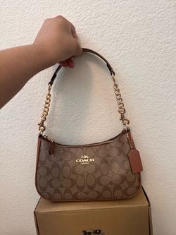 Brown coach bag for women