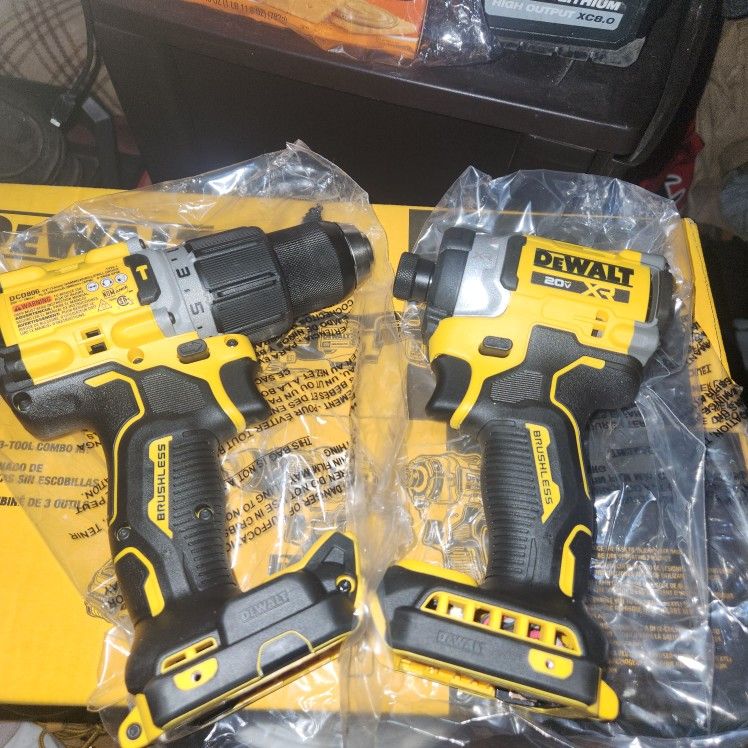 Dewalt 20v Xr Impact Driver & drill Driver new. Tool-Only. No battery no charger. Firm Price🛑 
