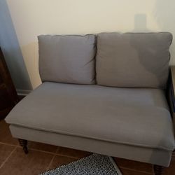 Gray Loveseat 