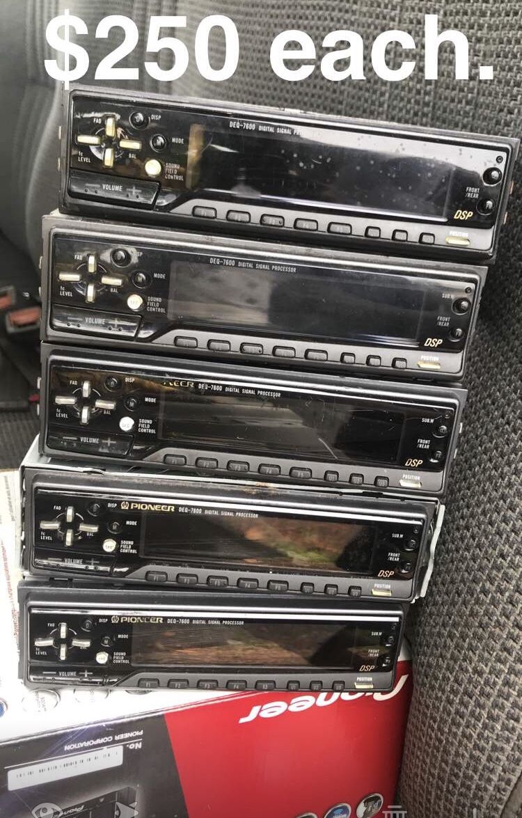 Pioneer DSP EQ Deq 7600