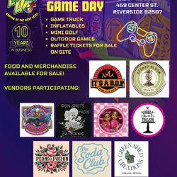 Video Game Truck And Mini Golf Family Day