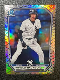 2026 George Lombard Jr. Bowman Chrome Reptilian Refractor. New York Yankees
