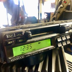 Old School Kenwood Krc-302 Cassette Detachable Face Head Unit