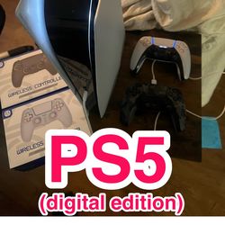 Custom PS5 Bundle • Playstation 5 Console + 1 game pre installed