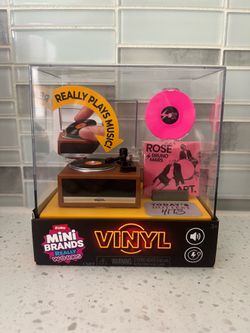 NEW⭐Mini Brands Really Works Vinyl Record Player Series 1