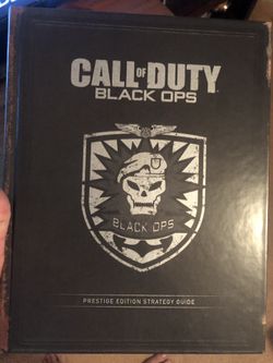 Call of duty black ops prestige edition