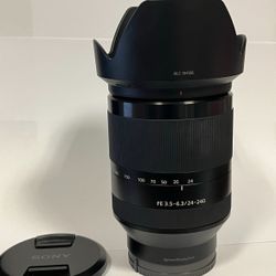 Sony FE 24-240mm f/3.5-6.3 OSS Full-Frame Autofocus Lens for E-Mount