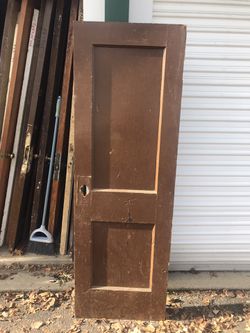 2 panel door 24/72” painted one side