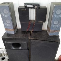 Speakers. With Bluetooth Radio