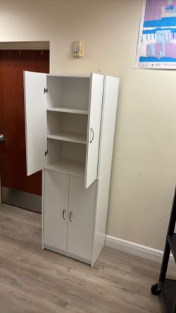 White cabinet