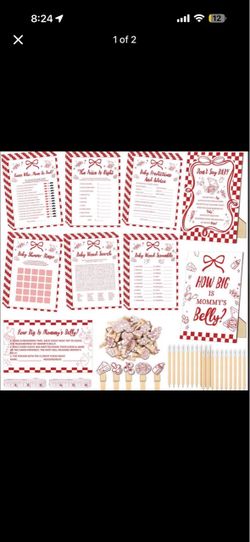 Baby shower games